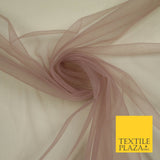 OVER 90 COLOURS - Soft Plain Sheer Tulle Net Fabric Tutu Fairy Veil Bridal 45"