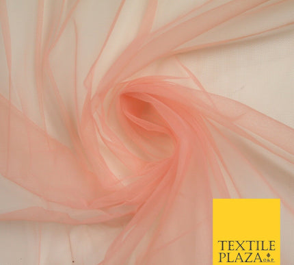 OVER 90 COLOURS - Soft Plain Sheer Tulle Net Fabric Tutu Fairy Veil Bridal 45"