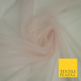 OVER 90 COLOURS - Soft Plain Sheer Tulle Net Fabric Tutu Fairy Veil Bridal 45"