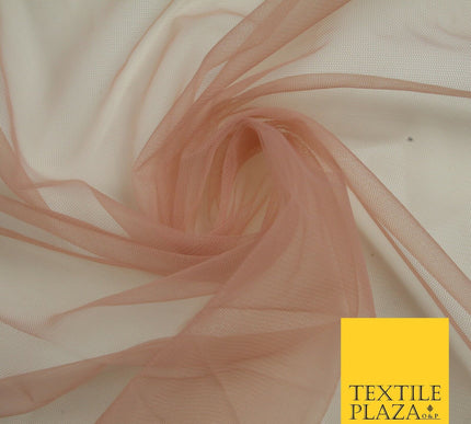 OVER 90 COLOURS - Soft Plain Sheer Tulle Net Fabric Tutu Fairy Veil Bridal 45"