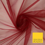 OVER 90 COLOURS - Soft Plain Sheer Tulle Net Fabric Tutu Fairy Veil Bridal 45"