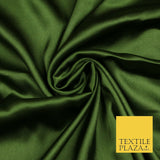 OVER 40 COLOURS Silky Smooth Lightweight Charmeuse Satin Dress Fabric Bridal