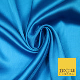 OVER 40 COLOURS Silky Smooth Lightweight Charmeuse Satin Dress Fabric Bridal