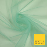 OVER 90 COLOURS - Soft Plain Sheer Tulle Net Fabric Tutu Fairy Veil Bridal 45"