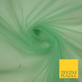 OVER 90 COLOURS - Soft Plain Sheer Tulle Net Fabric Tutu Fairy Veil Bridal 45"