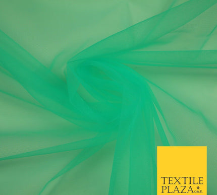 OVER 90 COLOURS - Soft Plain Sheer Tulle Net Fabric Tutu Fairy Veil Bridal 45"