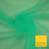 OVER 90 COLOURS - Soft Plain Sheer Tulle Net Fabric Tutu Fairy Veil Bridal 45"