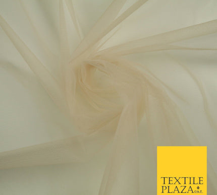 OVER 90 COLOURS - Soft Plain Sheer Tulle Net Fabric Tutu Fairy Veil Bridal 45"