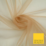 OVER 90 COLOURS - Soft Plain Sheer Tulle Net Fabric Tutu Fairy Veil Bridal 45"