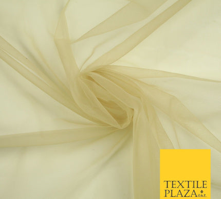 OVER 90 COLOURS - Soft Plain Sheer Tulle Net Fabric Tutu Fairy Veil Bridal 45"