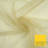 OVER 90 COLOURS - Soft Plain Sheer Tulle Net Fabric Tutu Fairy Veil Bridal 45"
