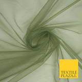 OVER 90 COLOURS - Soft Plain Sheer Tulle Net Fabric Tutu Fairy Veil Bridal 45"
