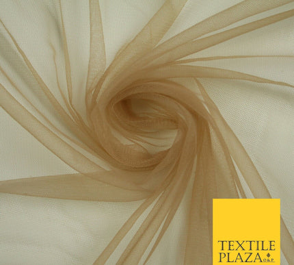 OVER 90 COLOURS - Soft Plain Sheer Tulle Net Fabric Tutu Fairy Veil Bridal 45"