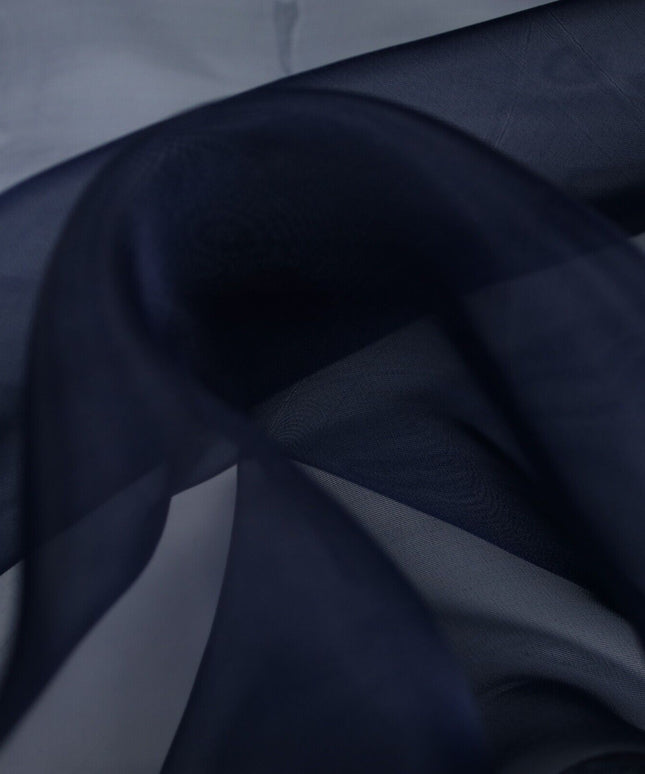 17 COLOURS - Luxury Plain ORGANZA Sheer Fabric Voile Draping Dress Wedding 45"