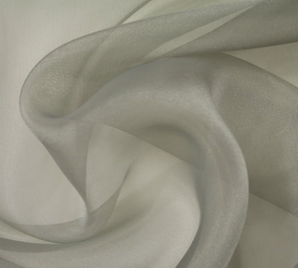 17 COLOURS - Luxury Plain ORGANZA Sheer Fabric Voile Draping Dress Wedding 45"