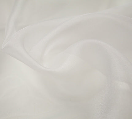17 COLOURS - Luxury Plain ORGANZA Sheer Fabric Voile Draping Dress Wedding 45"
