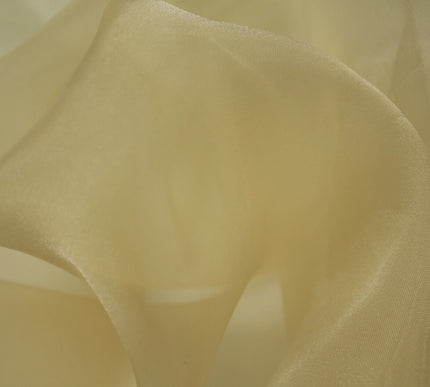 17 COLOURS - Luxury Plain ORGANZA Sheer Fabric Voile Draping Dress Wedding 45"