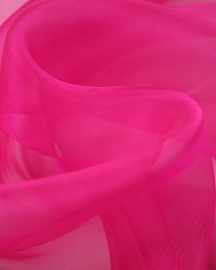 17 COLOURS - Luxury Plain ORGANZA Sheer Fabric Voile Draping Dress Wedding 45"