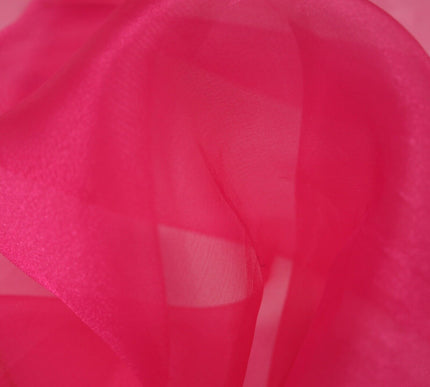 17 COLOURS - Luxury Plain ORGANZA Sheer Fabric Voile Draping Dress Wedding 45"