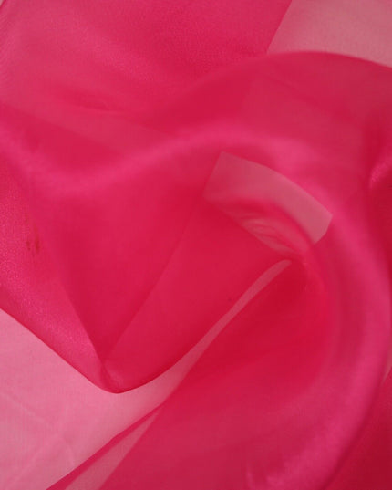 17 COLOURS - Luxury Plain ORGANZA Sheer Fabric Voile Draping Dress Wedding 45"