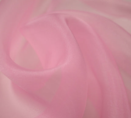 17 COLOURS - Luxury Plain ORGANZA Sheer Fabric Voile Draping Dress Wedding 45"