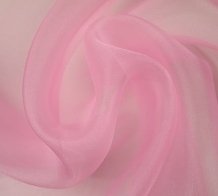 17 COLOURS - Luxury Plain ORGANZA Sheer Fabric Voile Draping Dress Wedding 45"