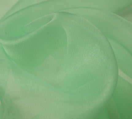 17 COLOURS - Luxury Plain ORGANZA Sheer Fabric Voile Draping Dress Wedding 45"