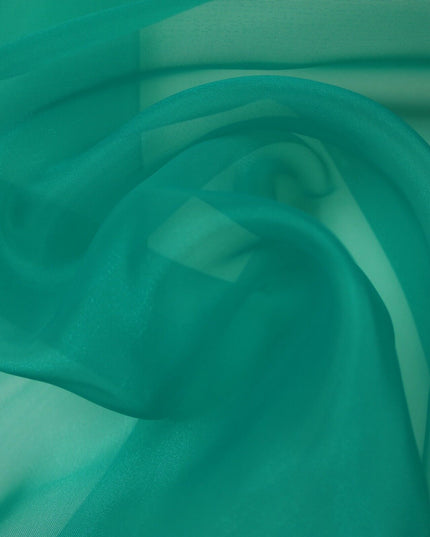 17 COLOURS - Luxury Plain ORGANZA Sheer Fabric Voile Draping Dress Wedding 45"