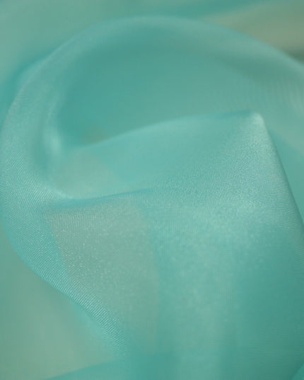 17 COLOURS - Luxury Plain ORGANZA Sheer Fabric Voile Draping Dress Wedding 45"