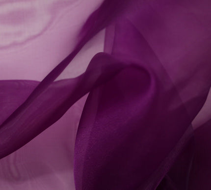 17 COLOURS - Luxury Plain ORGANZA Sheer Fabric Voile Draping Dress Wedding 45"