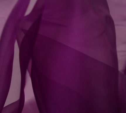 17 COLOURS - Luxury Plain ORGANZA Sheer Fabric Voile Draping Dress Wedding 45"