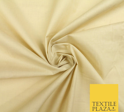 Plain Coloured Budget Polycotton Fabric Dress Craft Costume Lining Poly Cotton