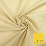 Plain Coloured Budget Polycotton Fabric Dress Craft Costume Lining Poly Cotton