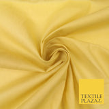 Plain Coloured Budget Polycotton Fabric Dress Craft Costume Lining Poly Cotton