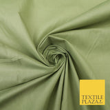 Plain Coloured Budget Polycotton Fabric Dress Craft Costume Lining Poly Cotton