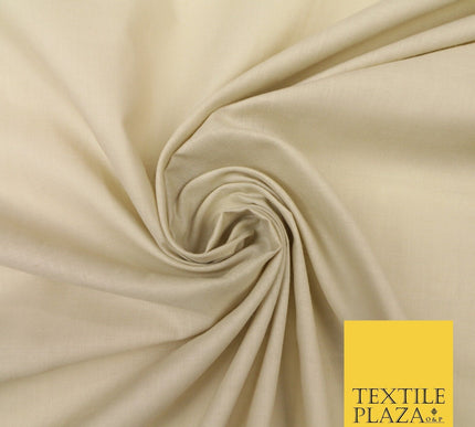Plain Coloured Budget Polycotton Fabric Dress Craft Costume Lining Poly Cotton
