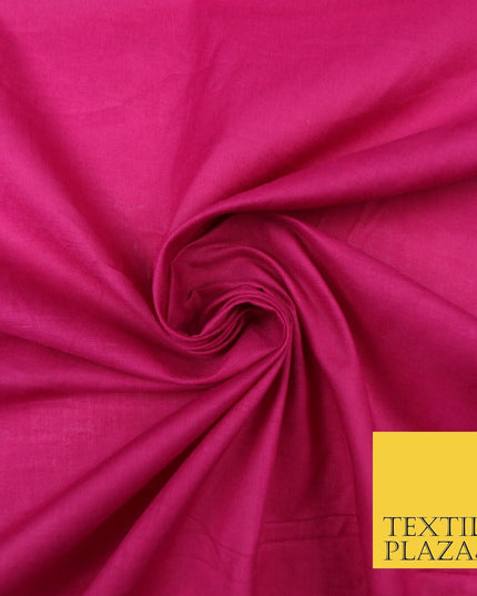 Plain Coloured Budget Polycotton Fabric Dress Craft Costume Lining Poly Cotton