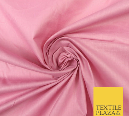 Plain Coloured Budget Polycotton Fabric Dress Craft Costume Lining Poly Cotton