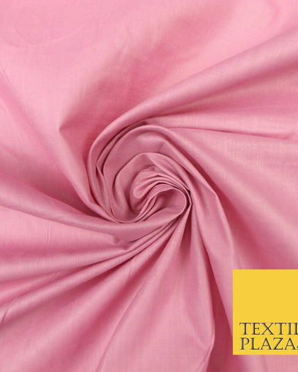 Plain Coloured Budget Polycotton Fabric Dress Craft Costume Lining Poly Cotton