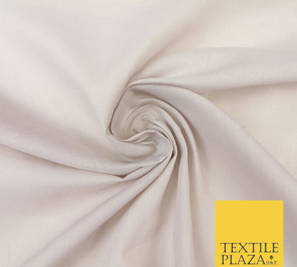 Plain Coloured Budget Polycotton Fabric Dress Craft Costume Lining Poly Cotton