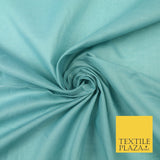Plain Coloured Budget Polycotton Fabric Dress Craft Costume Lining Poly Cotton