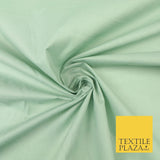 Plain Coloured Budget Polycotton Fabric Dress Craft Costume Lining Poly Cotton