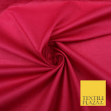 Plain Coloured Budget Polycotton Fabric Dress Craft Costume Lining Poly Cotton