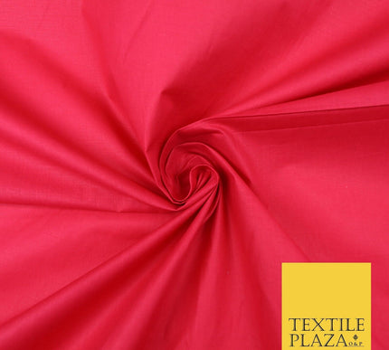 Plain Coloured Budget Polycotton Fabric Dress Craft Costume Lining Poly Cotton