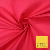 Plain Coloured Budget Polycotton Fabric Dress Craft Costume Lining Poly Cotton