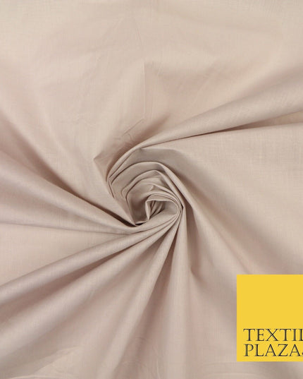 Plain Coloured Budget Polycotton Fabric Dress Craft Costume Lining Poly Cotton