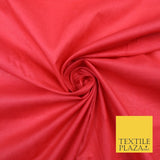 Plain Coloured Budget Polycotton Fabric Dress Craft Costume Lining Poly Cotton