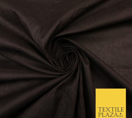 Plain Coloured Budget Polycotton Fabric Dress Craft Costume Lining Poly Cotton