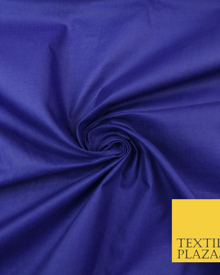 Plain Coloured Budget Polycotton Fabric Dress Craft Costume Lining Poly Cotton