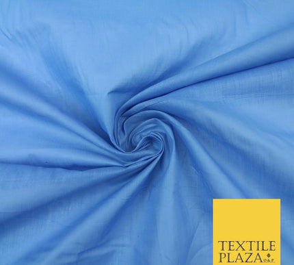 Plain Coloured Budget Polycotton Fabric Dress Craft Costume Lining Poly Cotton
